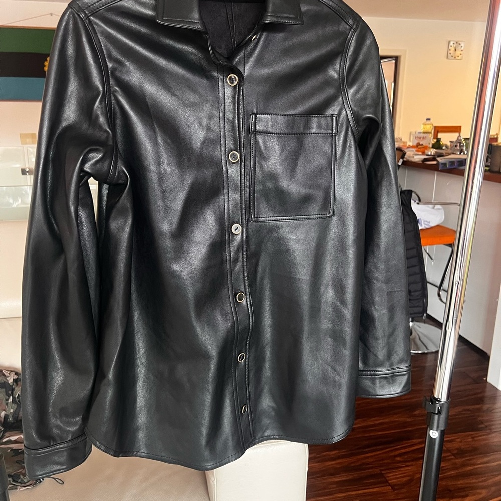 Black Leather Women's Jacket